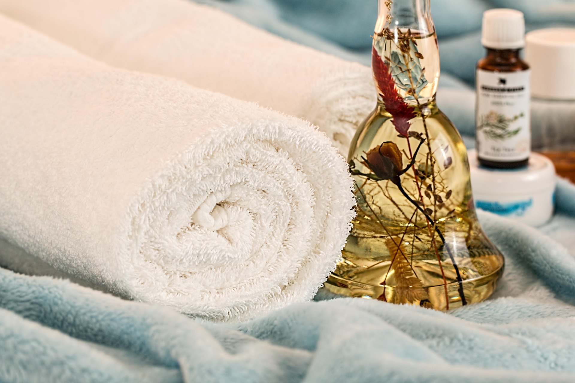 Aroma-Öl-Massage